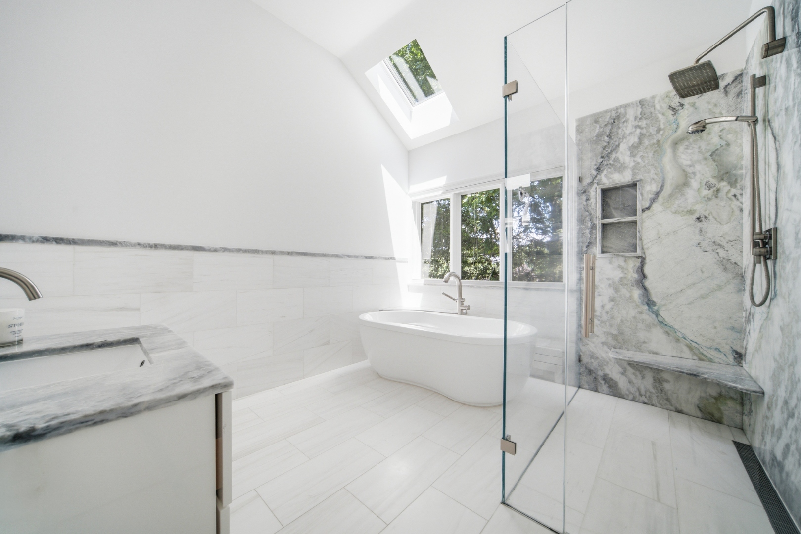 First floor full bath