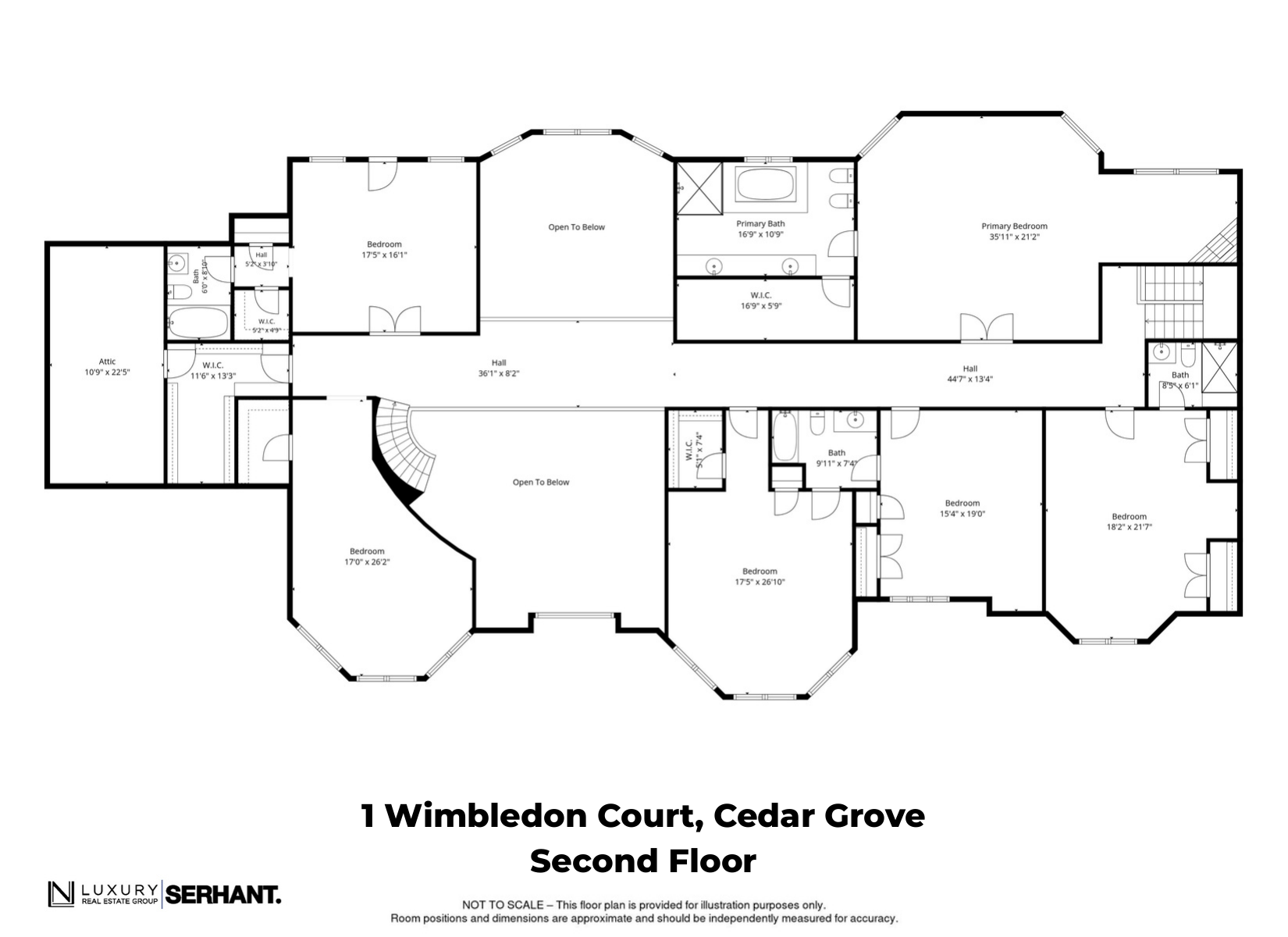 1 Wimbledon Court — Upper Level Floor Plan